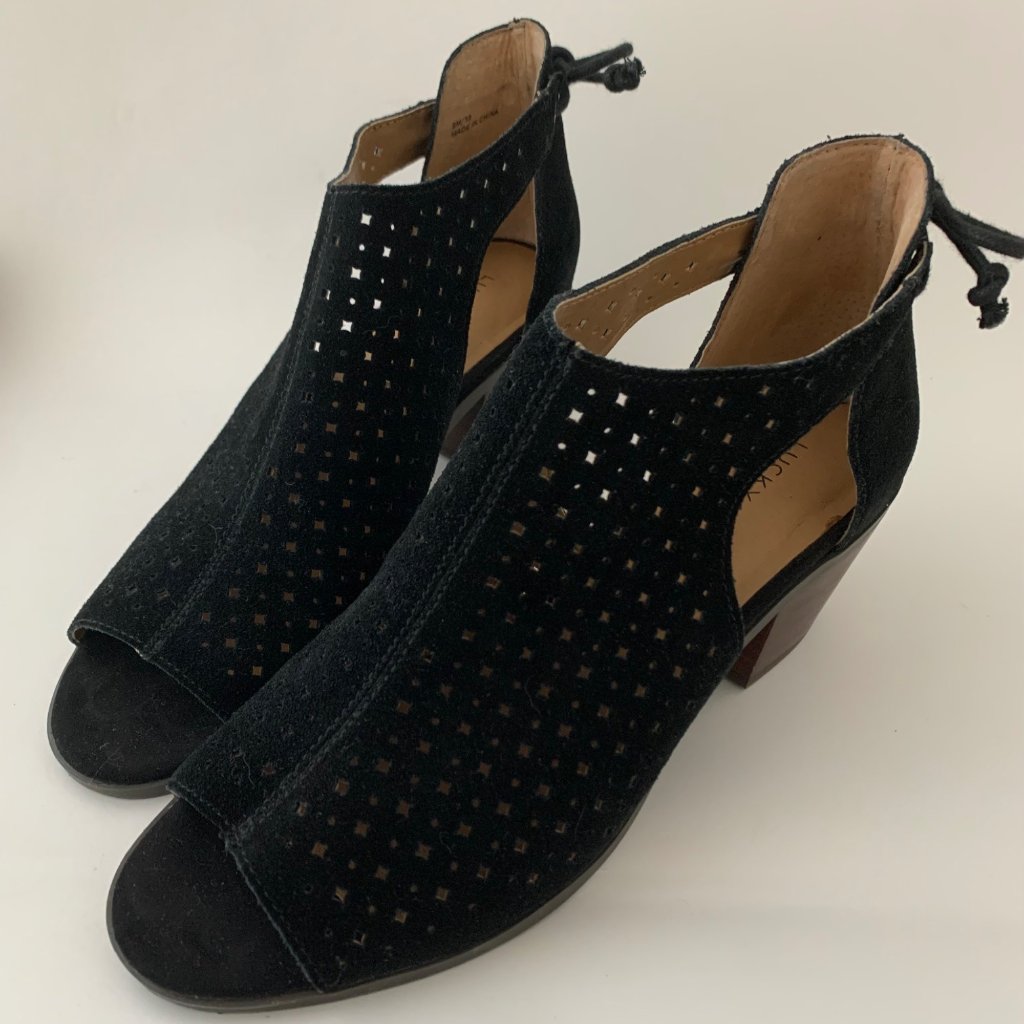 Lucky Brand Brand Bracy Heel Black Size 9